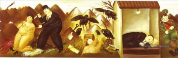 Fernando Botero œuvres - Le meurtre d’Anna Rosa Caderonne Fernando Botero